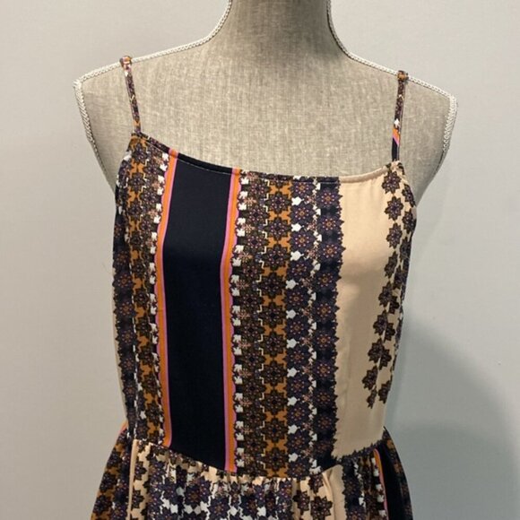 Vero Moda Maxi Bohemian Dress Tiered Sleeveless dress Size large - Picture 13 of 15